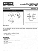 DataSheet MOC3051-M pdf